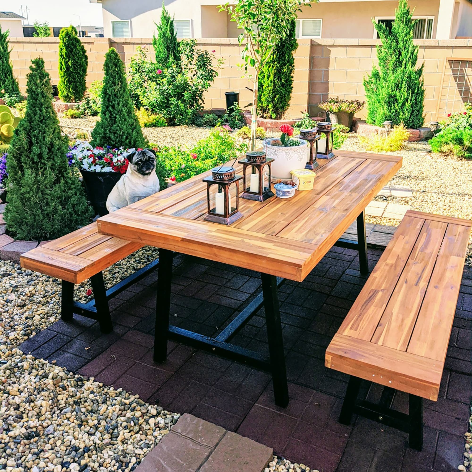 Patio picnic table set sale