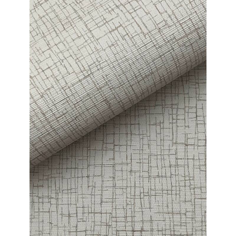 Warner Aden Taupe Linear Abstract Wallpaper