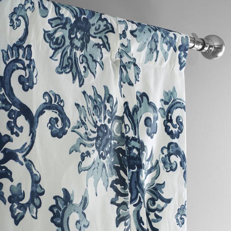 Exclusive Fabrics Indonesian Printed Cotton Tie-Up Window Shade - 46 X 63