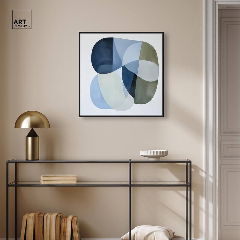Serene Overlap II Canvas by Art Remedy