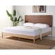 preview thumbnail 19 of 24, SAFAVIEH Couture Cassity Leather Headboard Bed