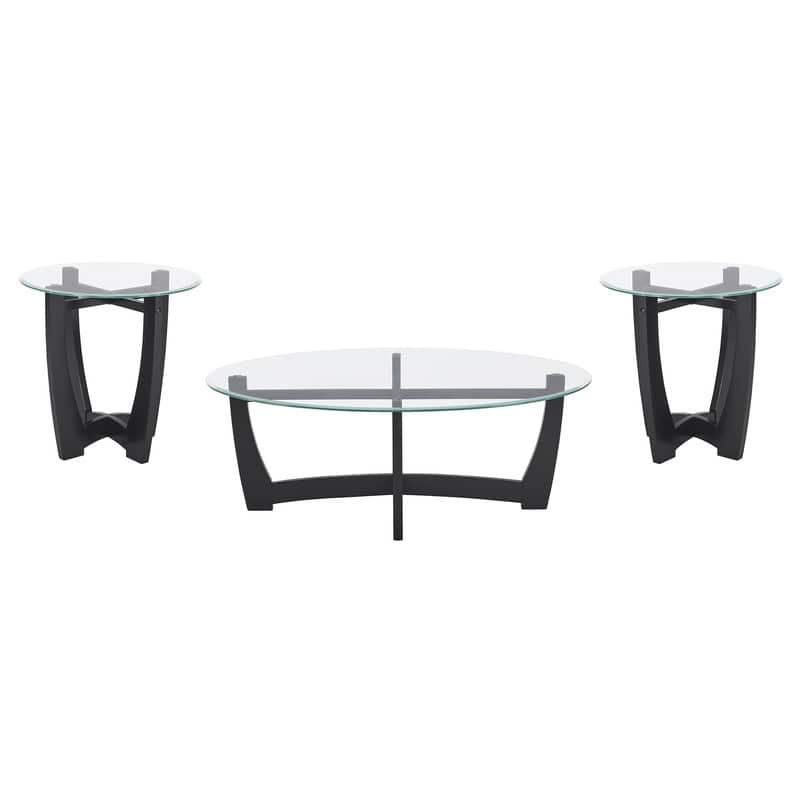 Tempered Glass Coffee Tables - Modern Minimalist Center Tables for Living Room, Office & Apartment