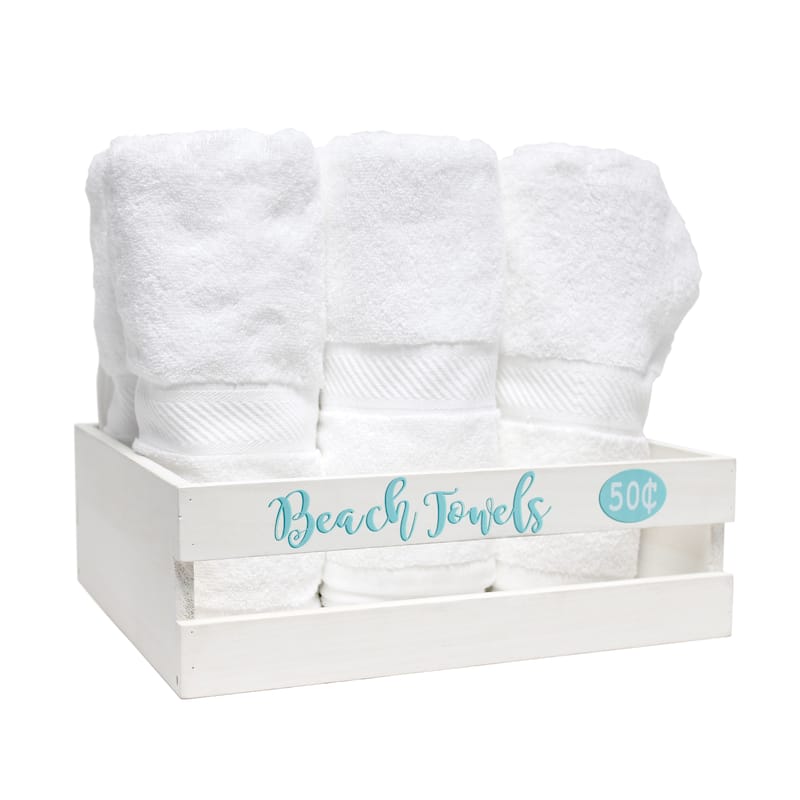 Elegant Designs Three Piece Decorative Wood Bathroom Set