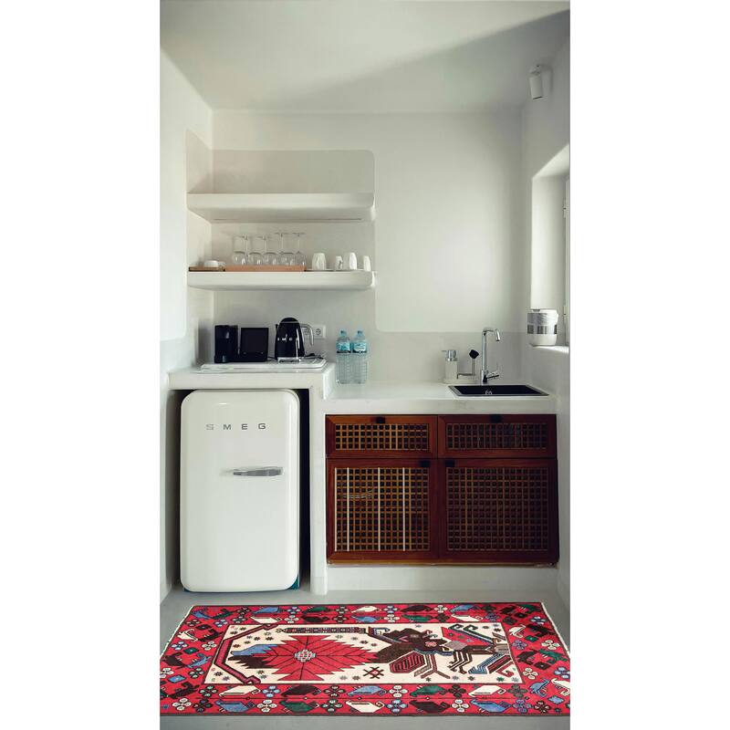 ECARPETGALLERY Hand-knotted Teimani Beige Wool Rug - 2'11 x 4'6