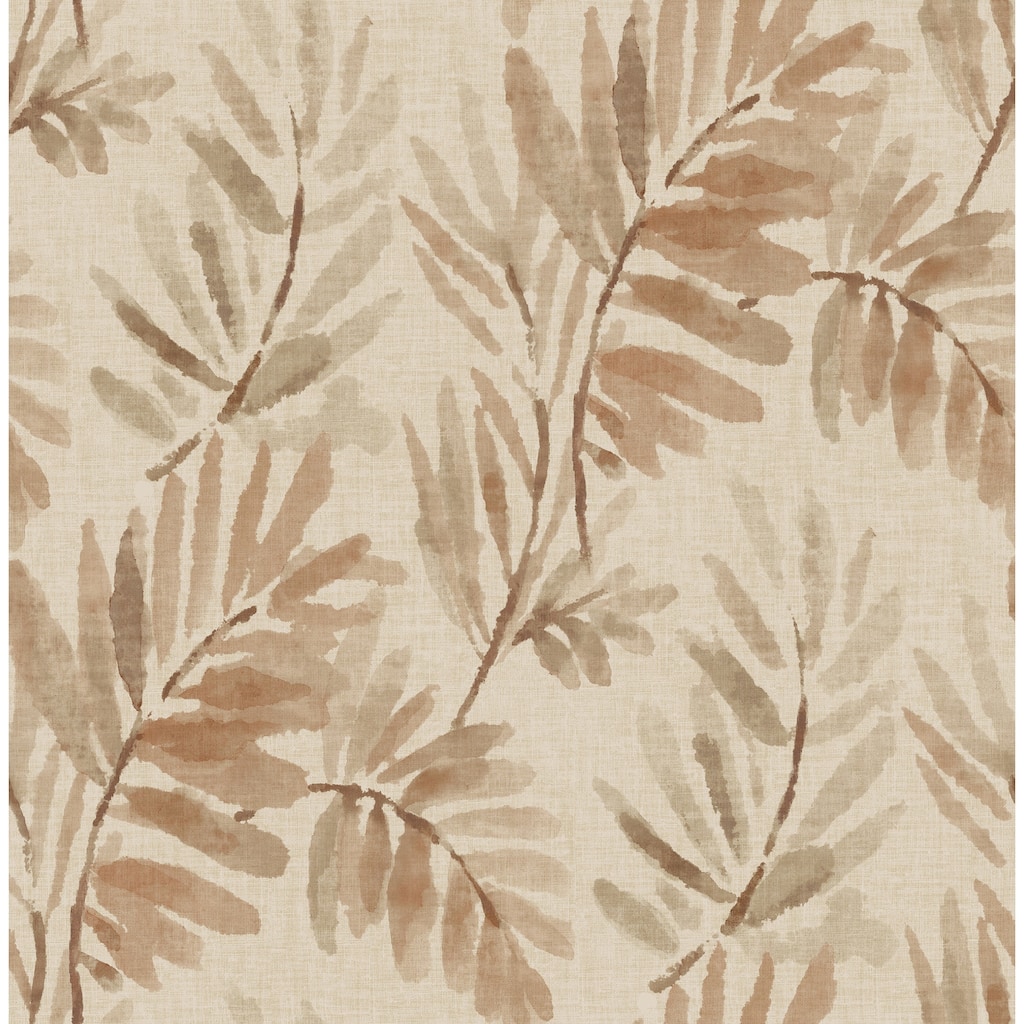 A-Street Prints Serenade Blush Ferns Wallpaper
