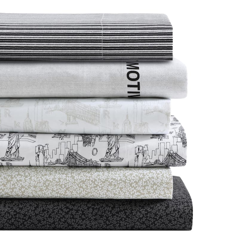 Kenneth Cole Printed Cozy Bonus Sheet Sets