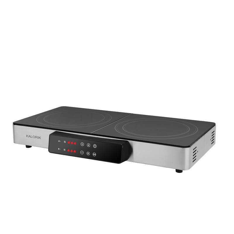 Kalorik MAXX 2-in-1 Electric Griddle & Double Cooktop