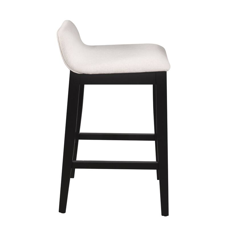 Hillsdale Furniture Maydena Black Wood Stool