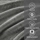 preview thumbnail 110 of 130, Madison Park Signature 800GSM Ultra-Soft 100% Cotton Absorbent Towel Set