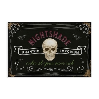 Stupell Nightshade Emporium Sign Canvas Wall Art Design By Jennifer Pugh - Bed Bath & Beyond - 43070116