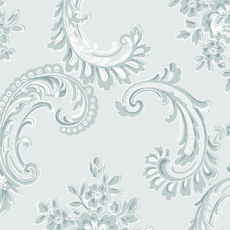 Shabby Chic by Rachel Ashwell Boudoir Beauty Blue Wallpaper