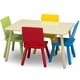 preview thumbnail 3 of 3, Delta Children Kids Table and Chair Set (4 Chairs Included) - N/A