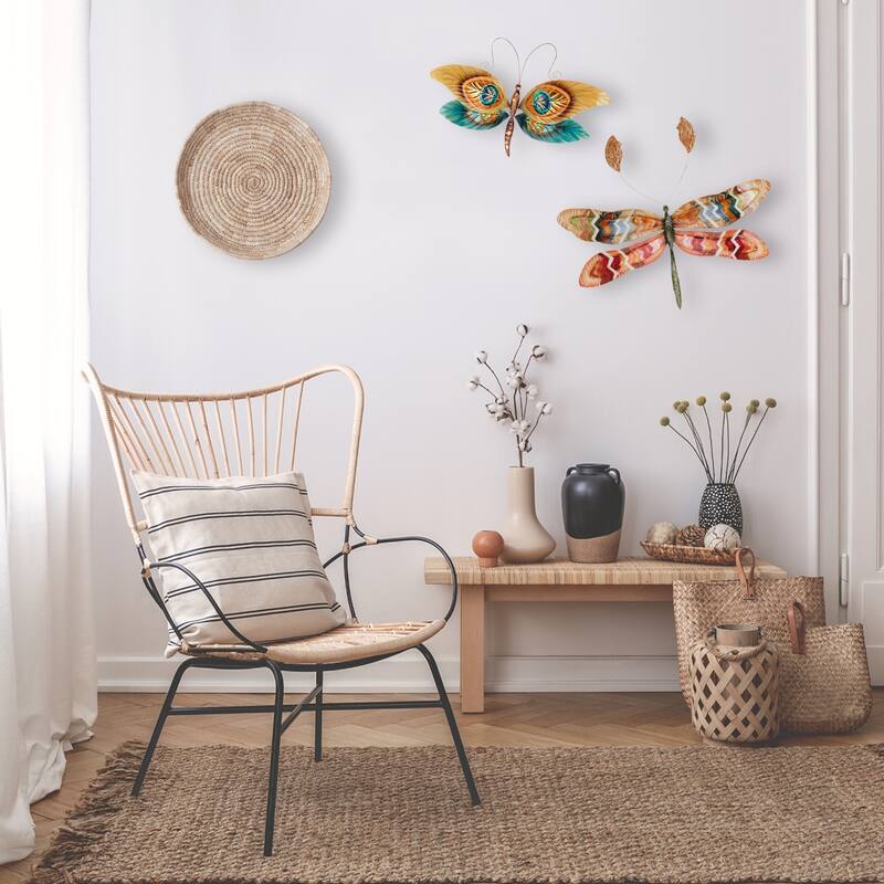 Dragonfly Wall Decor Peacock