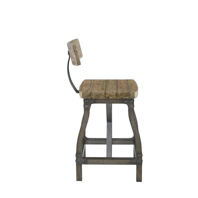 Lancaster Counter Stool with Back by INK+IVY