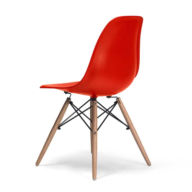 Paris-2 Side Chairs with Natural Legs (Set of 2)