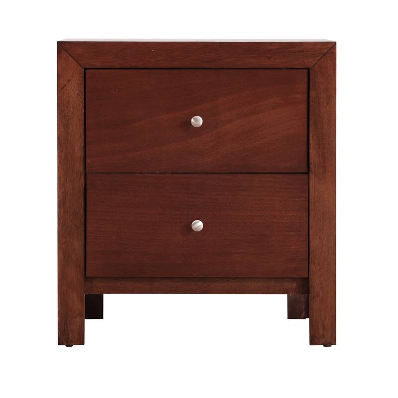 Elegance and Durability Particle Board Nightstand 2 Draw/Cherry