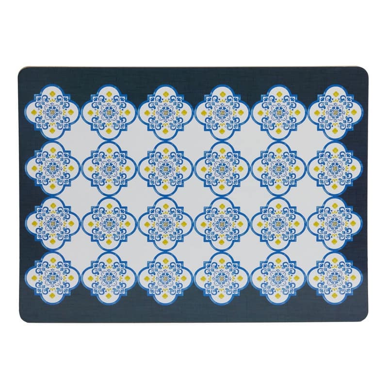 Almalfi Cork Placemat 11.5"x15.5" (Set of 2) - Blue
