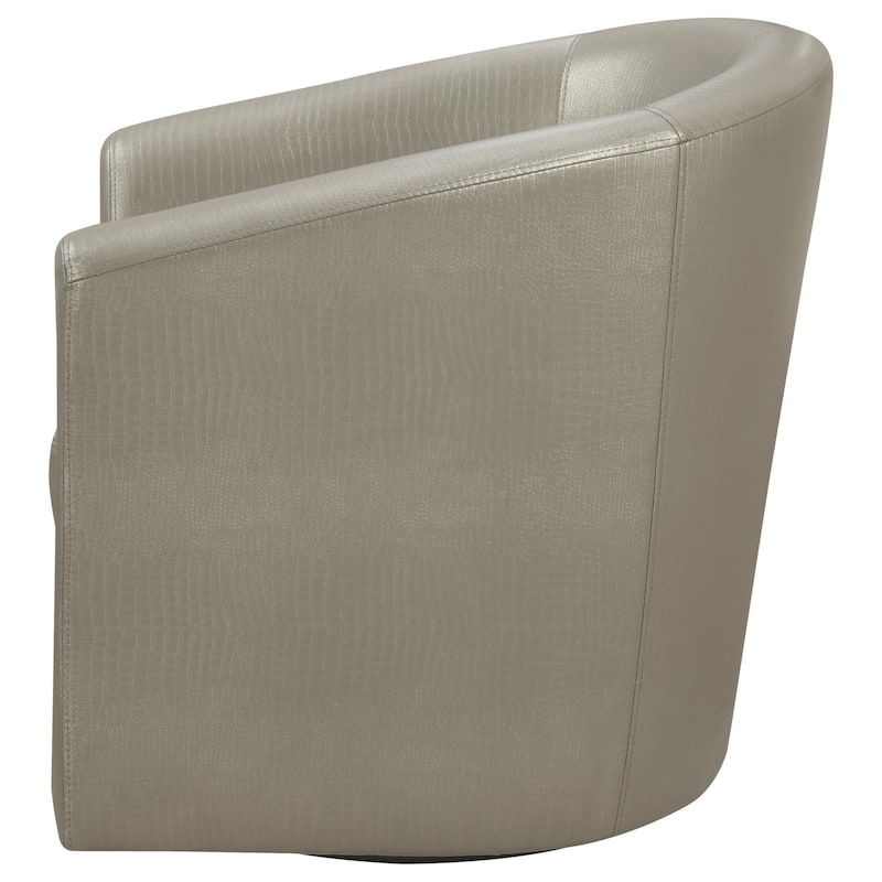 Champagne Swivel Armchair - Grey