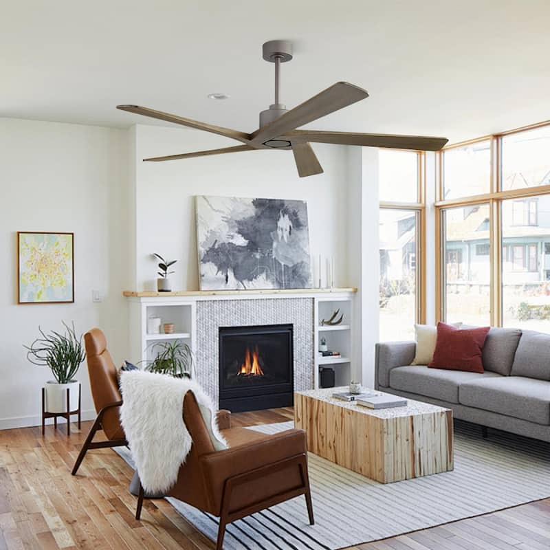 WINGBO 54 Inch DC Motor Indoor Ceiling Fan without Lights