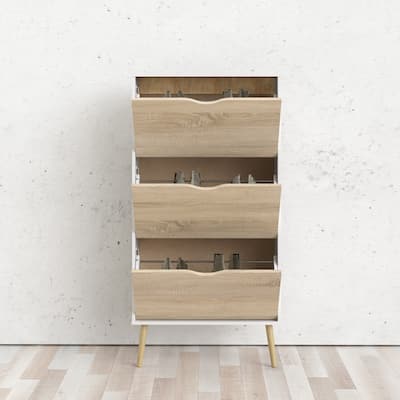 Carson Carrington Kristiansund 3-drawer Shoe Cabinet