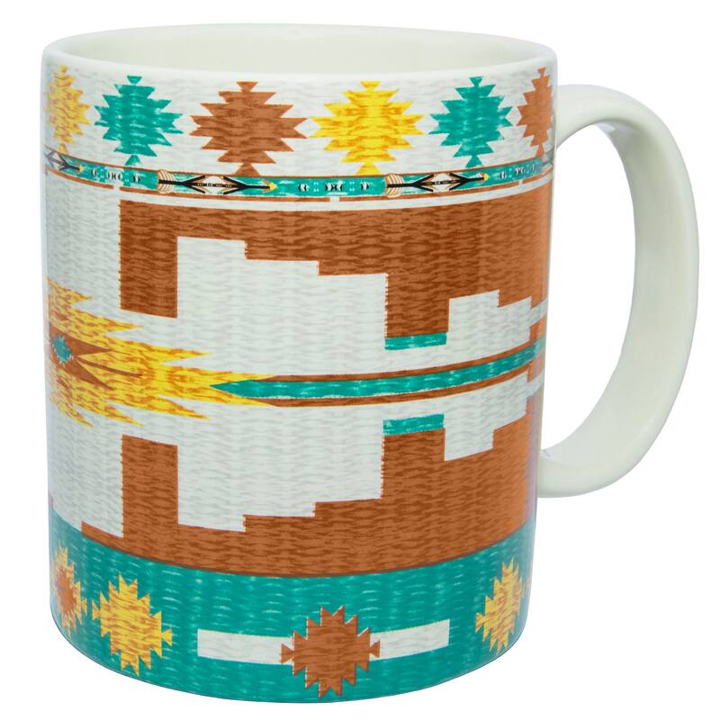 Paseo Road by HiEnd Accents Pueblo Aztec Mug Set, 4PC