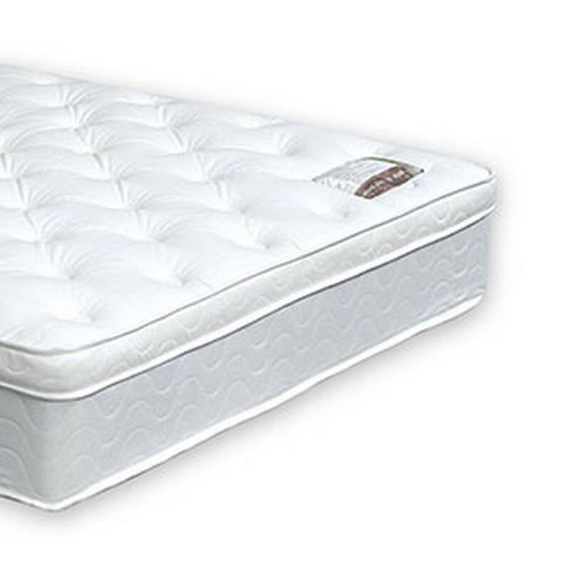 Fima 11 Inch Queen Pillow Top Mattress, Medium Firmness Hi Density Foam