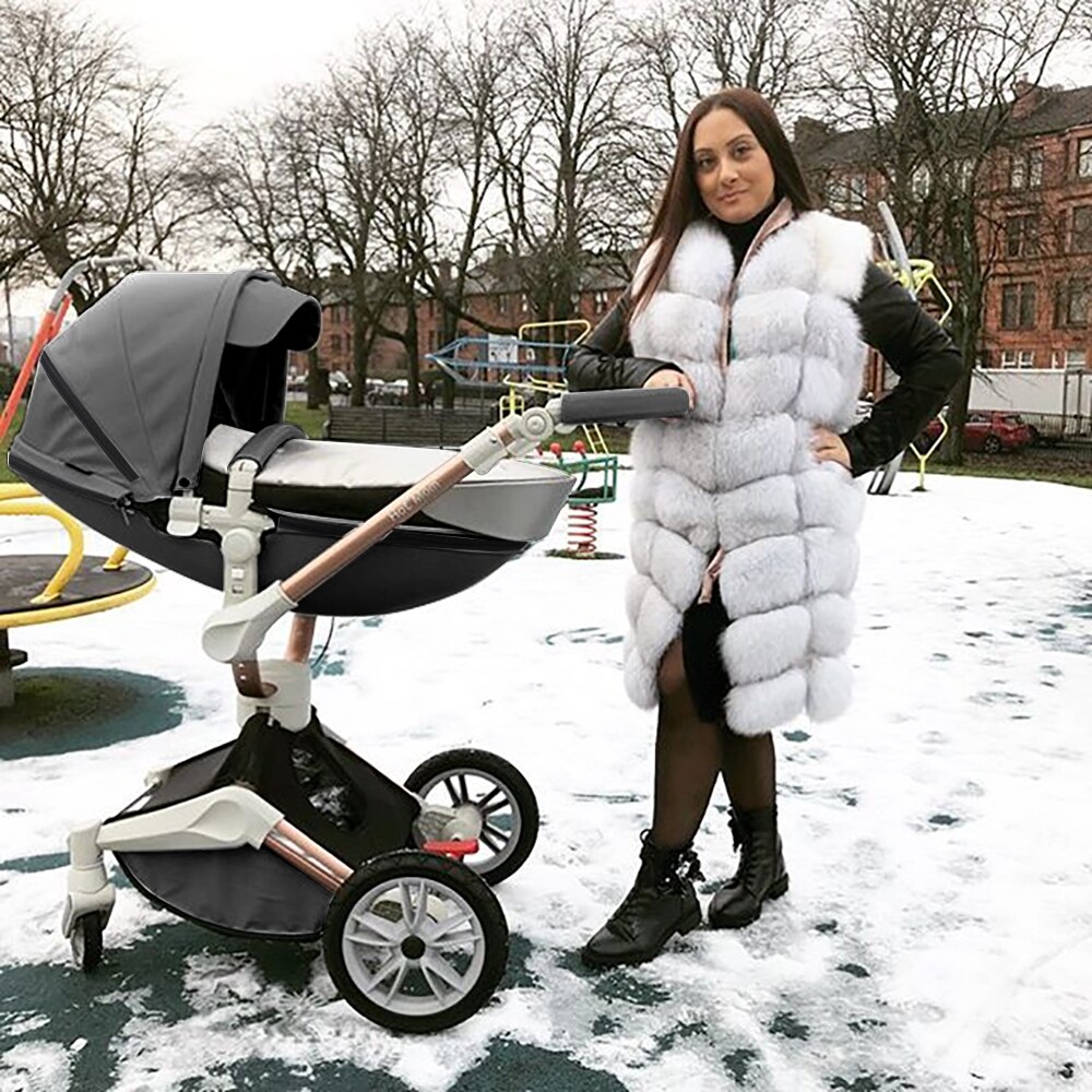 Hot Mom Stylish Baby Stroller: F23 Height-Adjustable Seat and