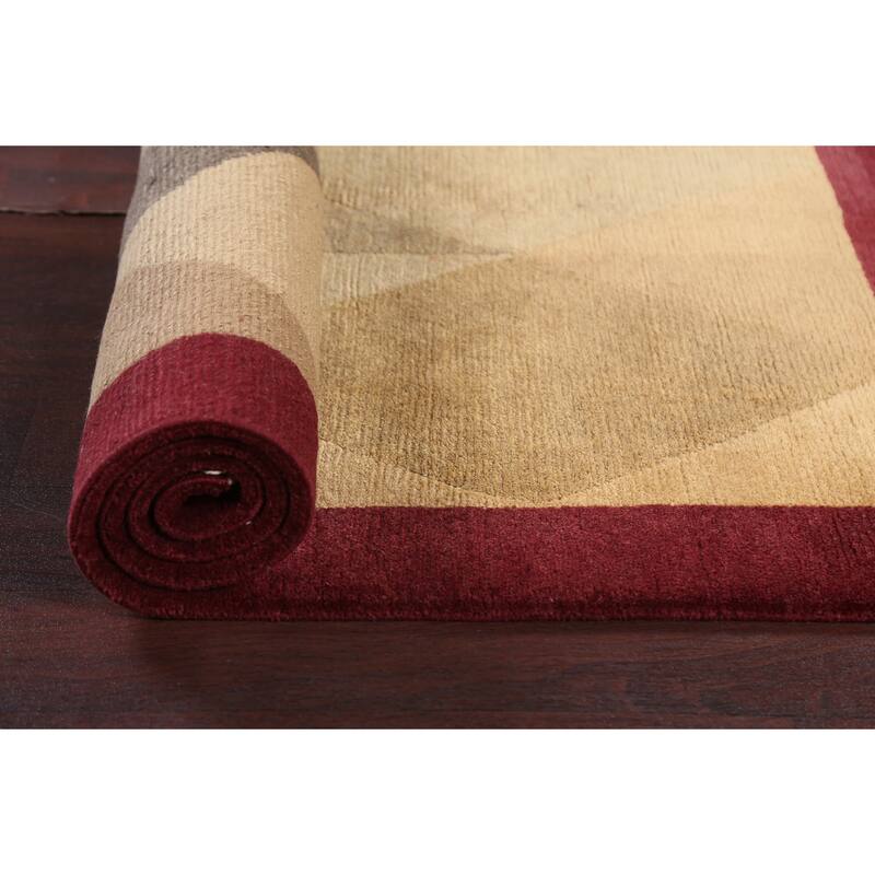 Vegetable Dye Oriental Nepalese Area Rug Wool Hand-knotted Carpet - 4'0" x 6'0"