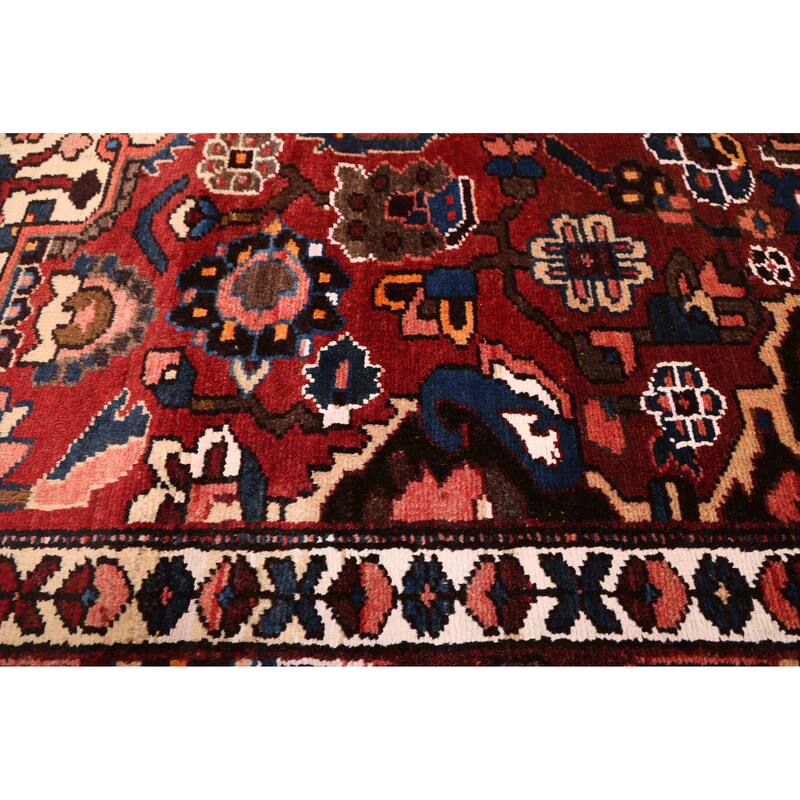 ECARPETGALLERY Hand-knotted Kayseri Vintage Dark Red Wool Rug - 5'6 x 10'2