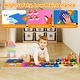 preview thumbnail 8 of 8, Gymax 8 PCS Kids Play Mat w/Detachable Animal Train Patterns for Aged - Multicolor