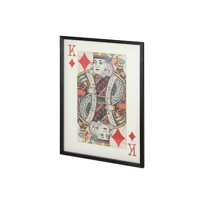 King of Diamonds II Wall Art - 29.5L x 1.6W x 39.4H