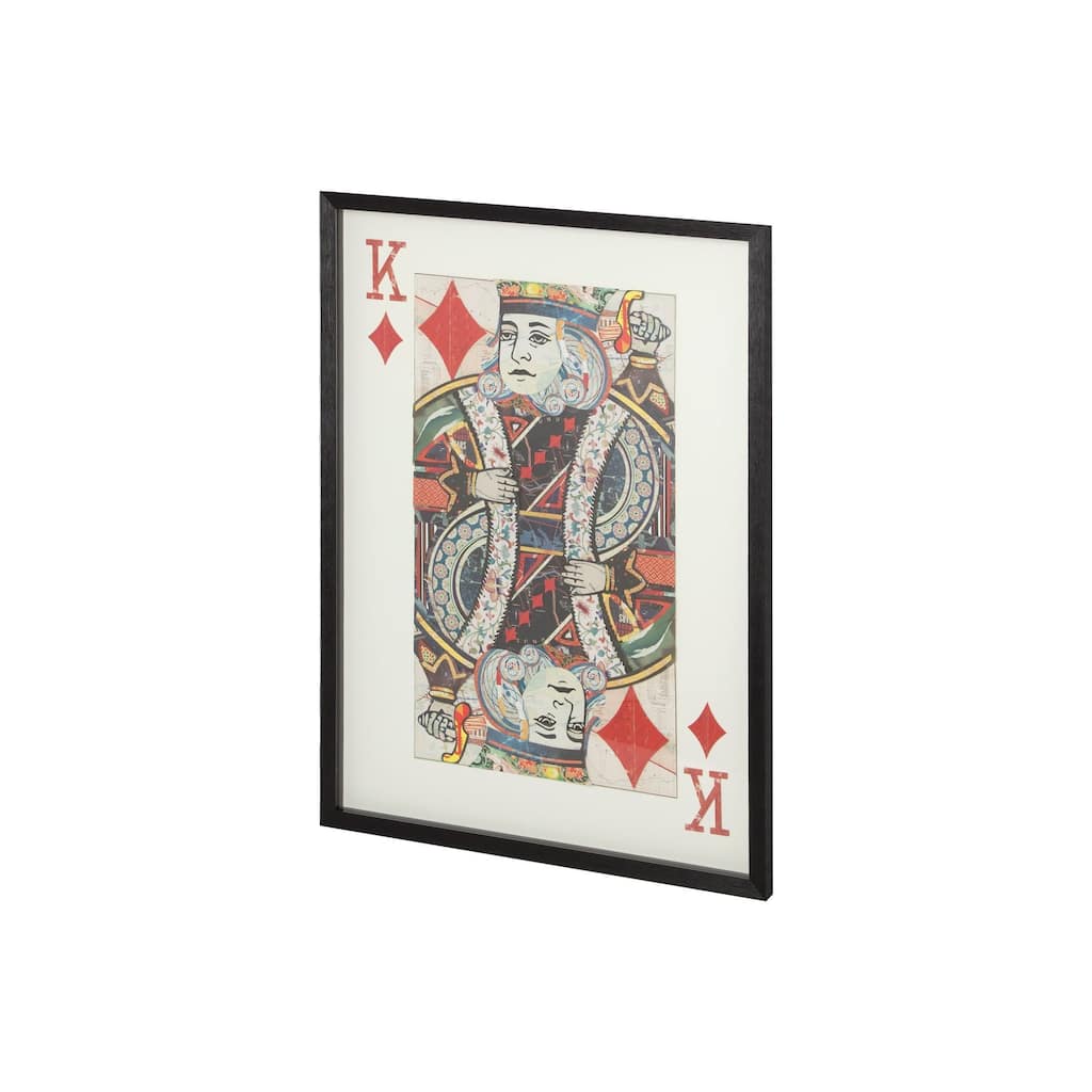 King of Diamonds II Wall Art - 29.5L x 1.6W x 39.4H