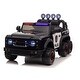 preview thumbnail 6 of 8, 24v Kids ride on police car W/Parents Remote Control,anti-collision bar White Black