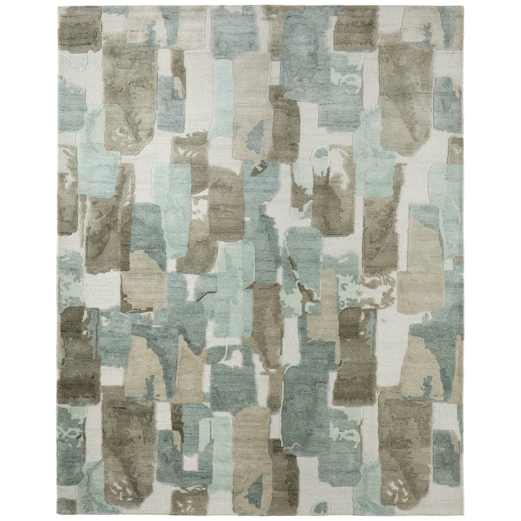 Grand Bazaar Scarlot Hand Tufted Abstract Modern Area Rug