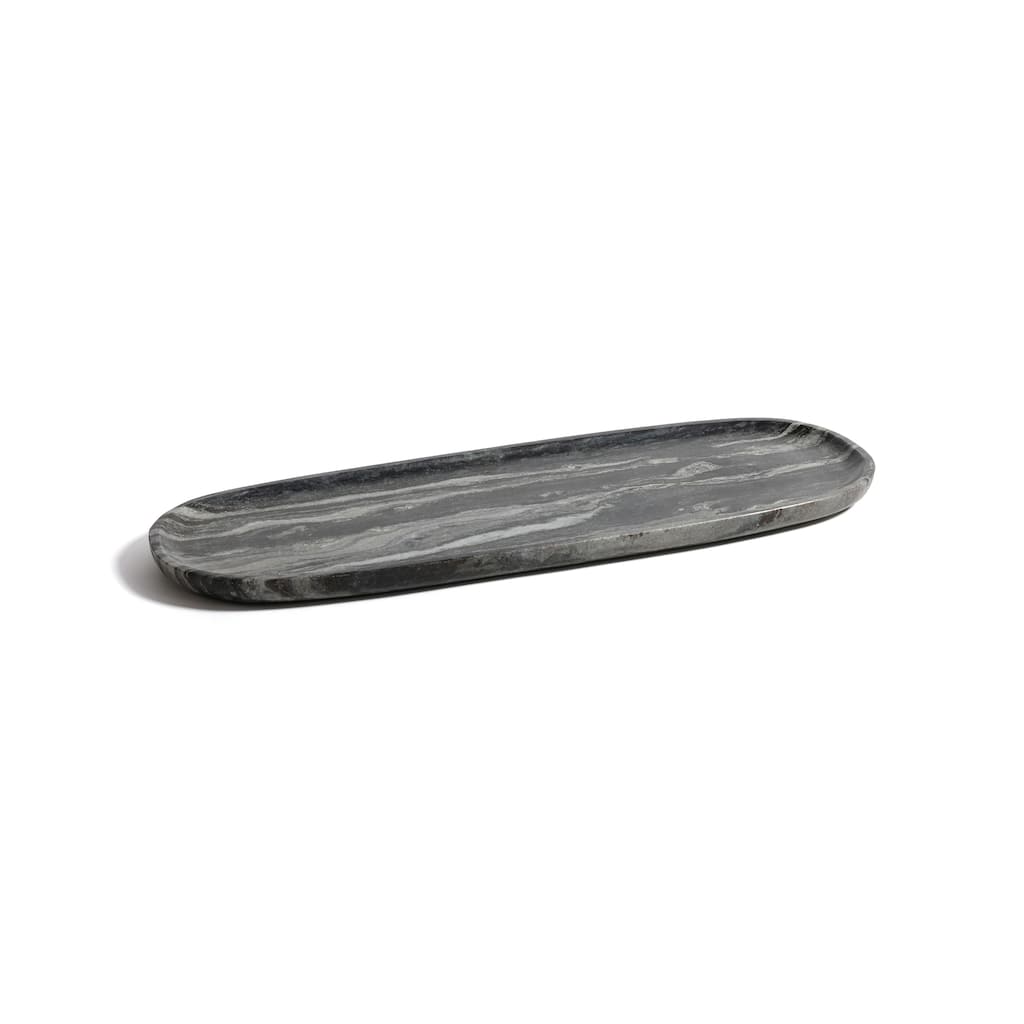Oval Marble Serving Tray