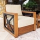 preview thumbnail 2 of 10, Cambridge Casual Provence Indonesian Teak 4-Piece Outdoor Conversation Set