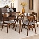 preview thumbnail 2 of 16, Timothy Mid-Century Modern Transitional 5-Piece Dining Set