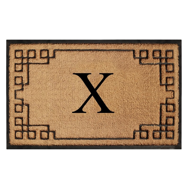 A1HC Natural Coir & Rubber Door Mat, Heavy Duty, Dirt Trapping, Long-Lasting Entrance Doormats,Thick & Durable Outdoor Entry Mat - 36" X 72" - X