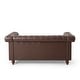preview thumbnail 9 of 42, Brinkhaven Contemporary Button Tufted Loveseat with Nailhead Trim by Christopher Knight Home