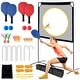 preview thumbnail 9 of 14, Portable Pickleball with Net, Racket Game, Fun Games for Family 70in W--94.5in H