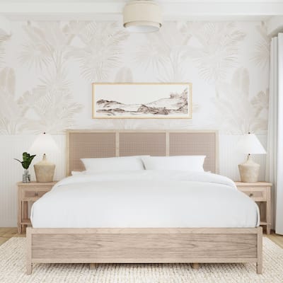 Flagstaff Cane Panel Bed