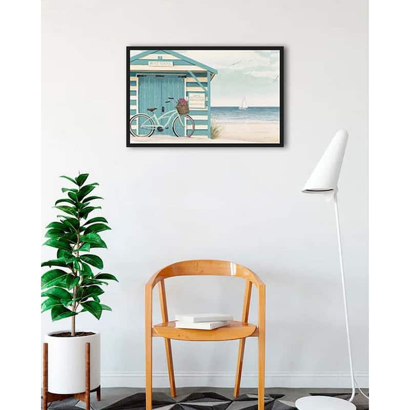 Beach Cruiser I Framed Poster - 24 x 36 Inch - Black