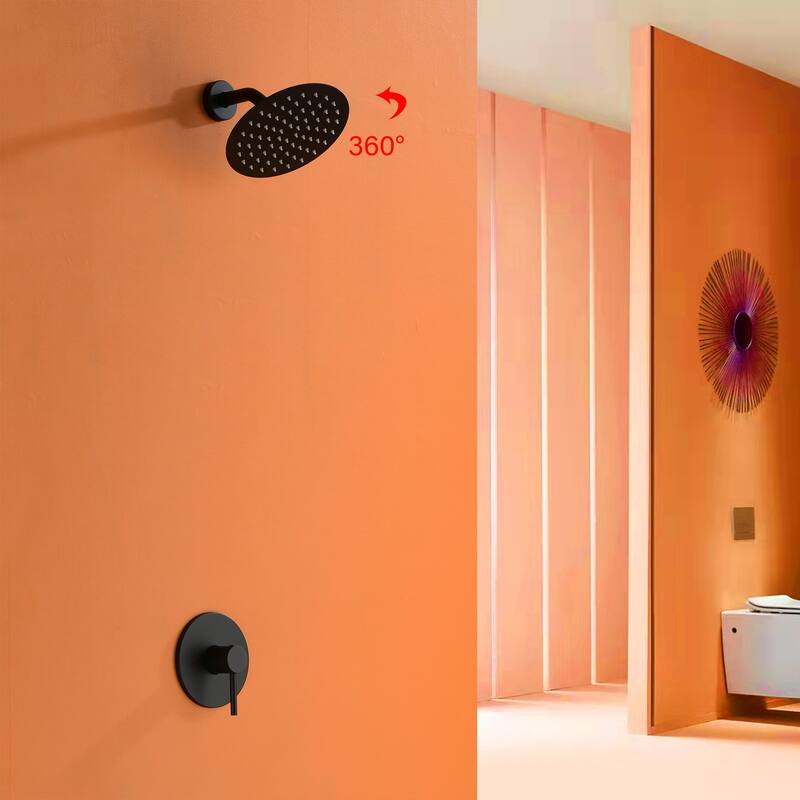 Complete Shower System With Rough-in Valve