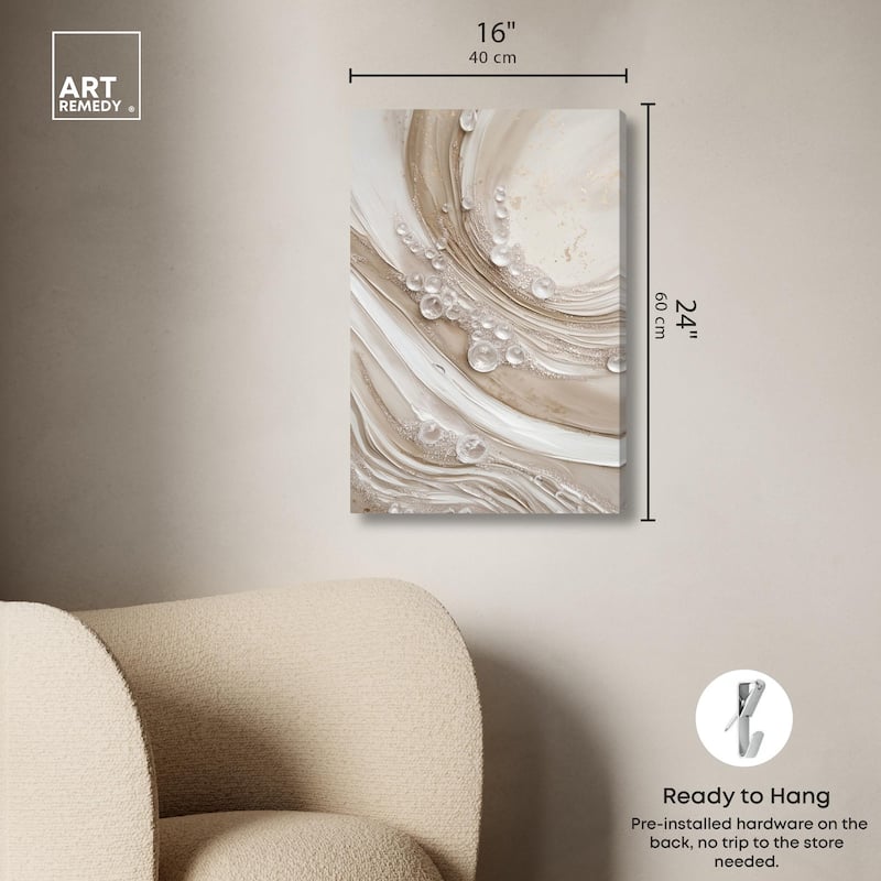 Chromatic Concretions I Canvas by Art Remedy, Gallery Wrapped