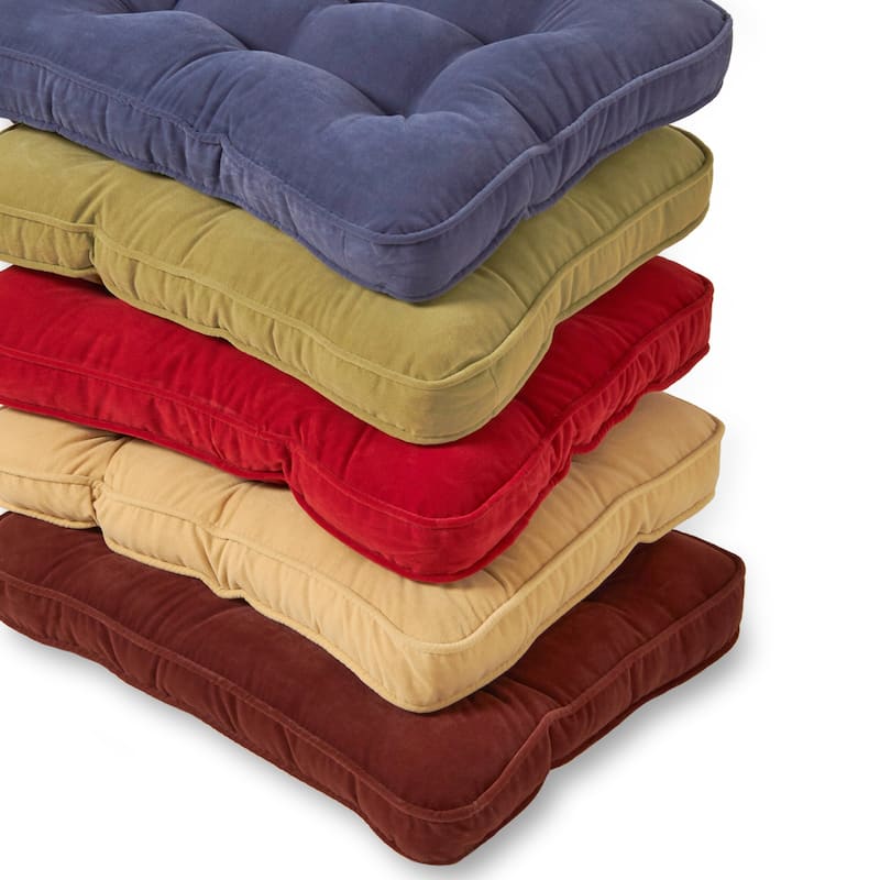 Moss Hyatt 2-Piece Reversible Jumbo Rocking Chair Cushion Set
