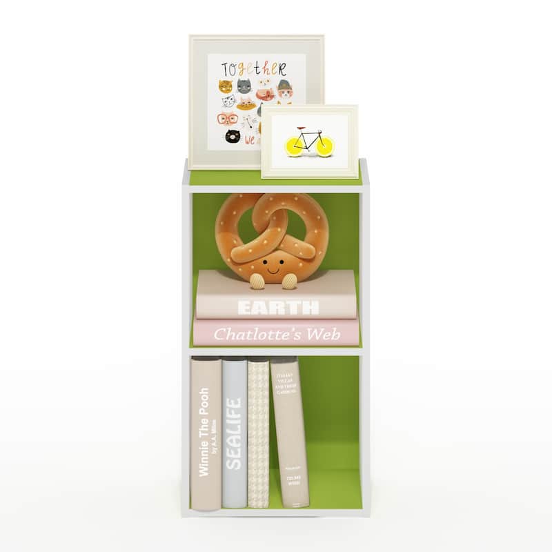 Furinno Pasir 2-Tier Open Shelf Bookcase