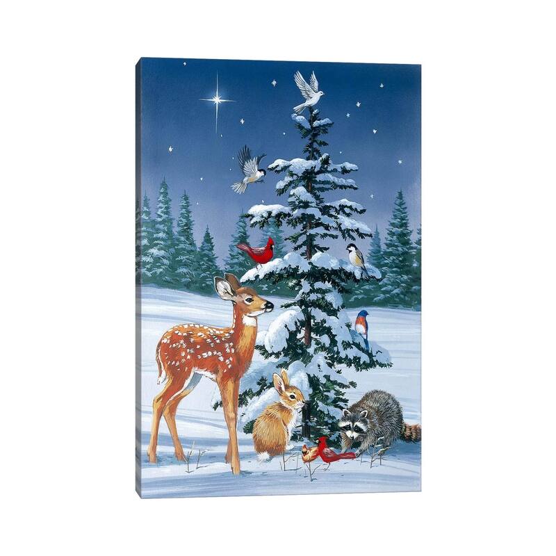 iCanvas "Christmas Gathering" by William Vanderdasson Canvas Print