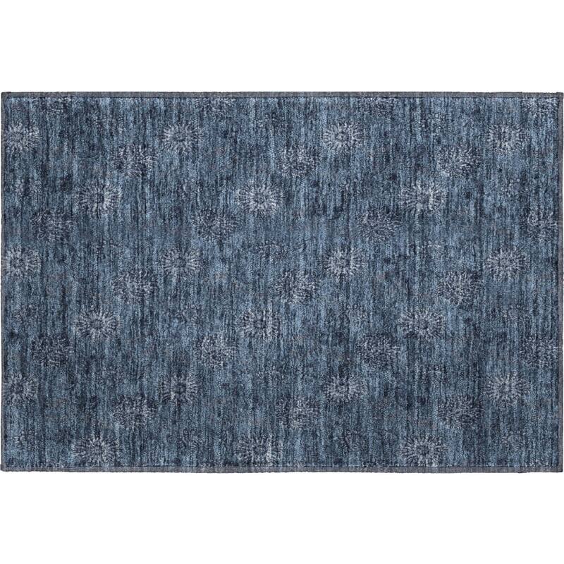 Premium Washable Super Soft Floral Imprint Mayfield Rug