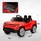 preview thumbnail 17 of 19, Chevrolet Licensed 12V Kids Electric Car with Remote Control, MP3, LED Lights, Spring Suspension, and 3 Speed Settings
