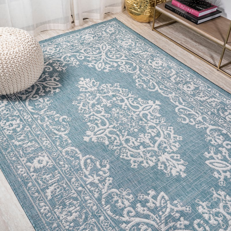 JONATHAN Y Tuscany Filigree Indoor/Outdoor Area Rug